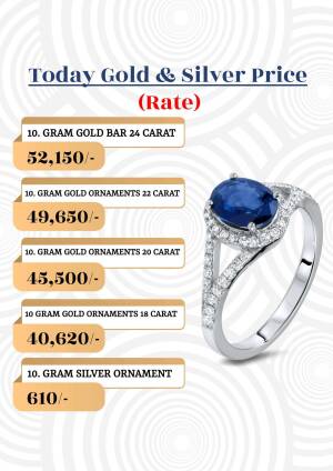 Today's Gold & Silver Price Advertisement For Instagram