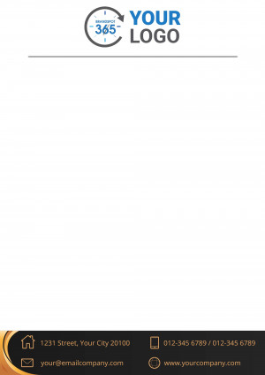 BrandSpot 365 letterhead with contact information