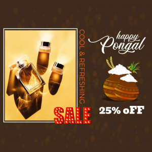 Pongal Sale - 25% Off Graphic For Instagram
