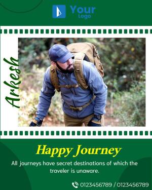 A man with a backpack hiking in a forest.