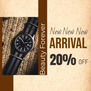 New Arrival Watch Sale Template For Twitter