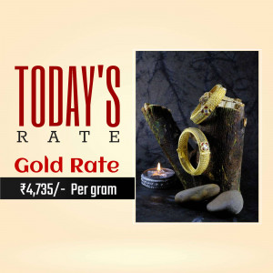 Today's Gold Rate Banner For LinkedIn