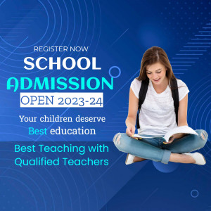 School Admission Open 2025-24 Creative Design For Threads
