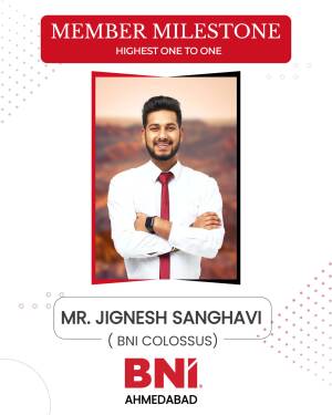 Portrait of Jignesh Sanghavi, BNI Colossus Member