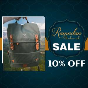 Vista backpack with a Ramadan sale promotion