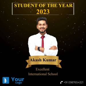 Akash Kumar, Student of the Year 2023, International School