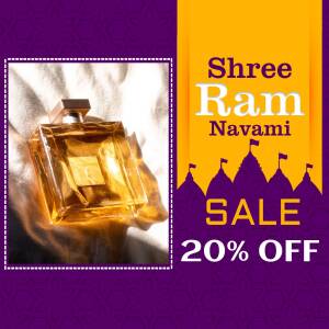 Shree Ram Navami Sale - 20% Off Advertisement For Telegram