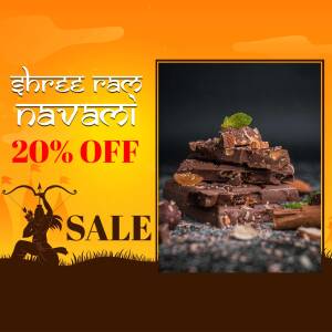 Shree Ram Navami Chocolate Sale Branding Post For X