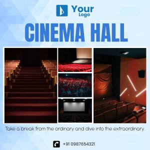 Cinema Hall Promotion Banner For Facebook
