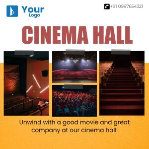 Cinema Hall Promotion Graphic For Google Business Profile