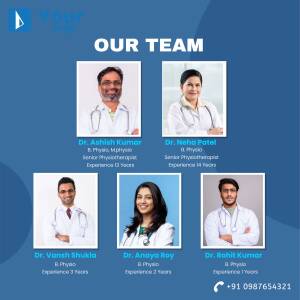 Team photo of physiotherapy professionals at Your Physio