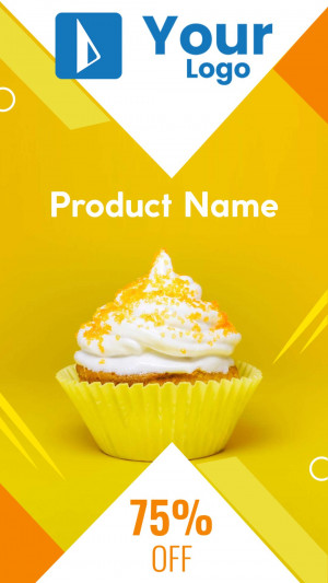Cupcake with discount offer