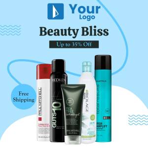 Beauty products on sale with free shipping offer