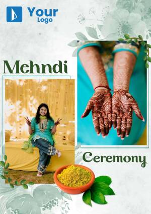 Close-up of hands adorned with intricate henna designs during a Mehndi ceremony