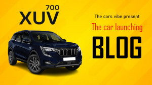 Mahindra XUV700 car advertisement with blog announcement