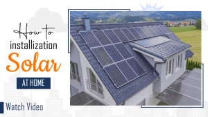 Solar panels installed on a residential roof