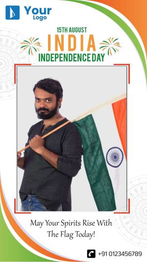 India Independence Day Celebration Marketing Image For Instagram