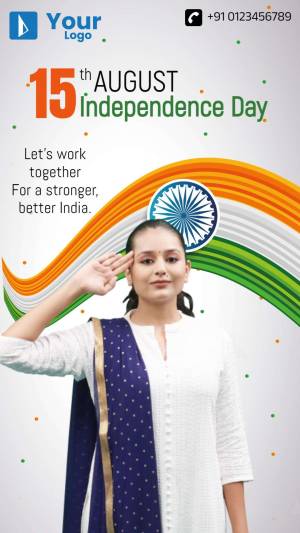 15th August Independence Day Celebration Template For Instagram