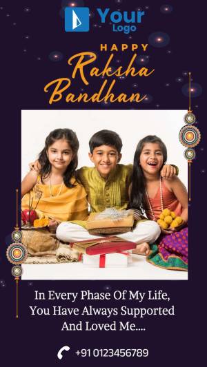 Raksha Bandhan celebration with siblings and gifts