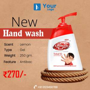 Lifebuoy Hand Wash Advertisement Banner For X