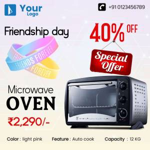 Friendship Day Sale - 40% off on Microwave Oven