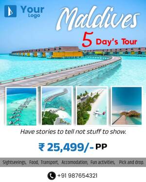 Maldives 5 Day Tour Package Advertisement