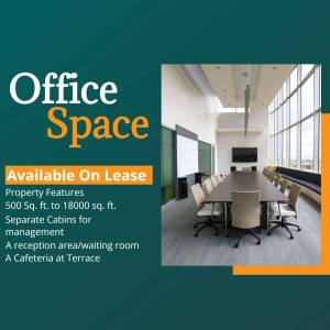 Modern office space available for lease with conference room and amenities