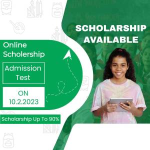 Online Scholarship Admission Test Creative Design For Instagram