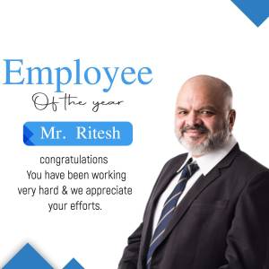 Portrait of Mr. Ritesh, Employee of the Year
