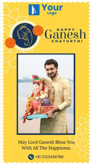 Happy Ganesh Chaturthi Greetings Image For X