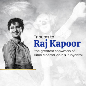 Raj Kapoor - The Greatest Showman Business Poster For X