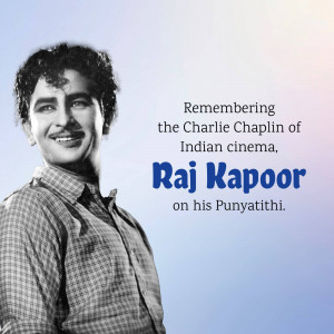 Remembering Raj Kapoor Business Poster For Telegram