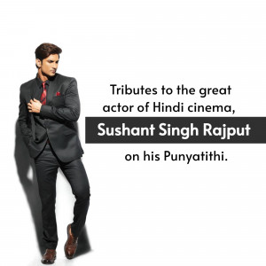 Sushant Singh Rajput - A Tribute Creative Design For Threads