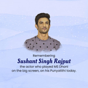 Remembering Sushant Singh Rajput Post For Twitter