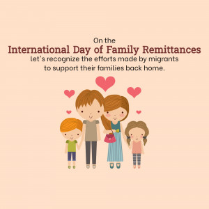 International Day Of Family Remittances Artwork For Pinterest