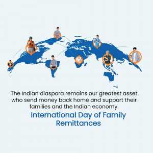 Indian Diaspora & Remittances Artwork For Telegram