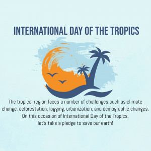 International Day Of The Tropics Graphic For Google Business Profile