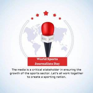 World Sports Journalists Day Advertisement For LinkedIn