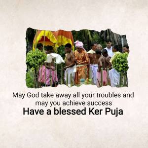 Ker Puja Blessings Image For Instagram