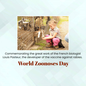 World Zoonoses Day - Rabies Awareness Social Media Post For Google Business Profile