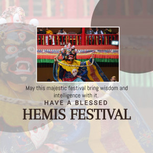 Hemis Festival Celebration Marketing Image For Facebook