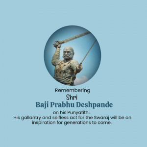 Remembering Baji Prabhu Deshpande Social Media Post For Facebook