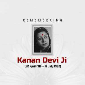 Remembering Kanan Devi Graphic For LinkedIn