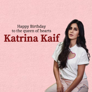 Katrina Kaif Birthday Wish Poster For Twitter