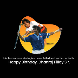 Dhyan Chand Birthday Tribute Flyer For X