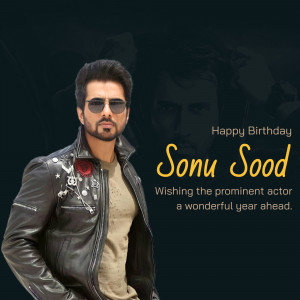 Sonu Sood Birthday Wish Marketing Image For Pinterest