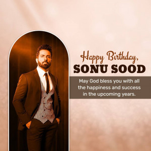 Happy Birthday Sonu Sood Post For Instagram