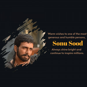 Sonu Sood - A Tribute Graphic For X