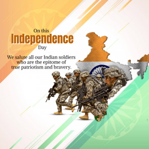 Indian Independence Day Salute To Soldiers Advertisement For Twitter