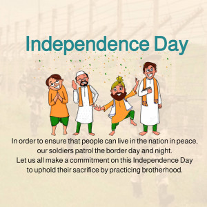 Independence Day Celebration Design For Facebook